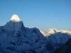 Ama Dablam ráno o 5.30...