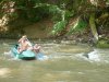 Splav Nery a bicyklovačka na Gerniku