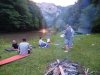 Splav Nery a bicyklovačka na Gerniku