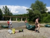 Splav Nery a bicyklovačka na Gerniku