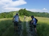 Splav Nery a bicyklovačka na Gerniku